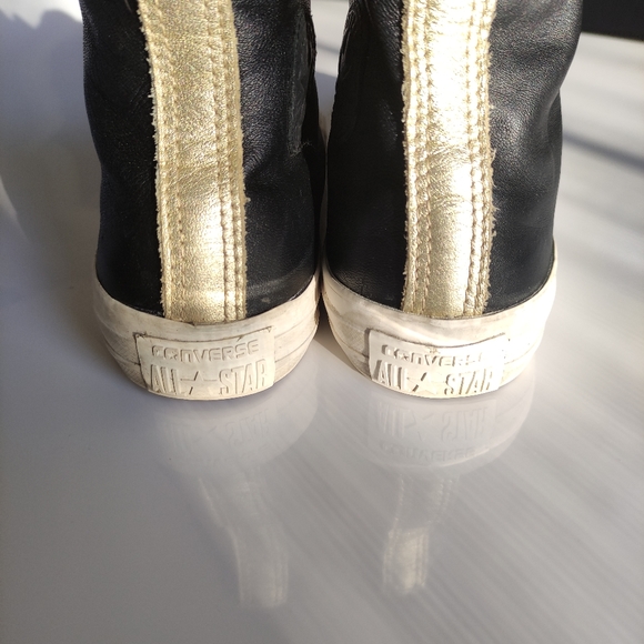 Converse Leather Lambskin High Tops Rare Chinese New Year Edition Sz 6 - Picture 8 of 11